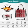thumbnail image 4 of Small Cooler Bag Lunch Bag Portable Meal Bag Work Meal Bag Outdoor Meal Bag Travel Meal Bag Picnic Meal Bag Going Out Meal Bag Pretty Big Red Roses, 4 of 6