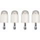 thumbnail image 1 of 4 Pcs Cartoon Animal Sticky Hooks Entry Key Storage Hook Creative Coat Racks Organizer Hangers, 1 of 3
