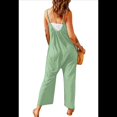 thumbnail image 3 of Womens Casual Jumpsuits Light Green L, 3 of 7