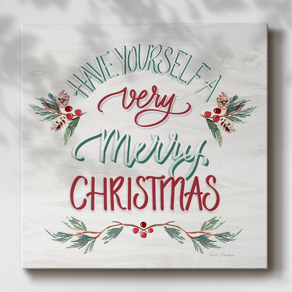 Very Merry- Gallery Wrapped Canvas