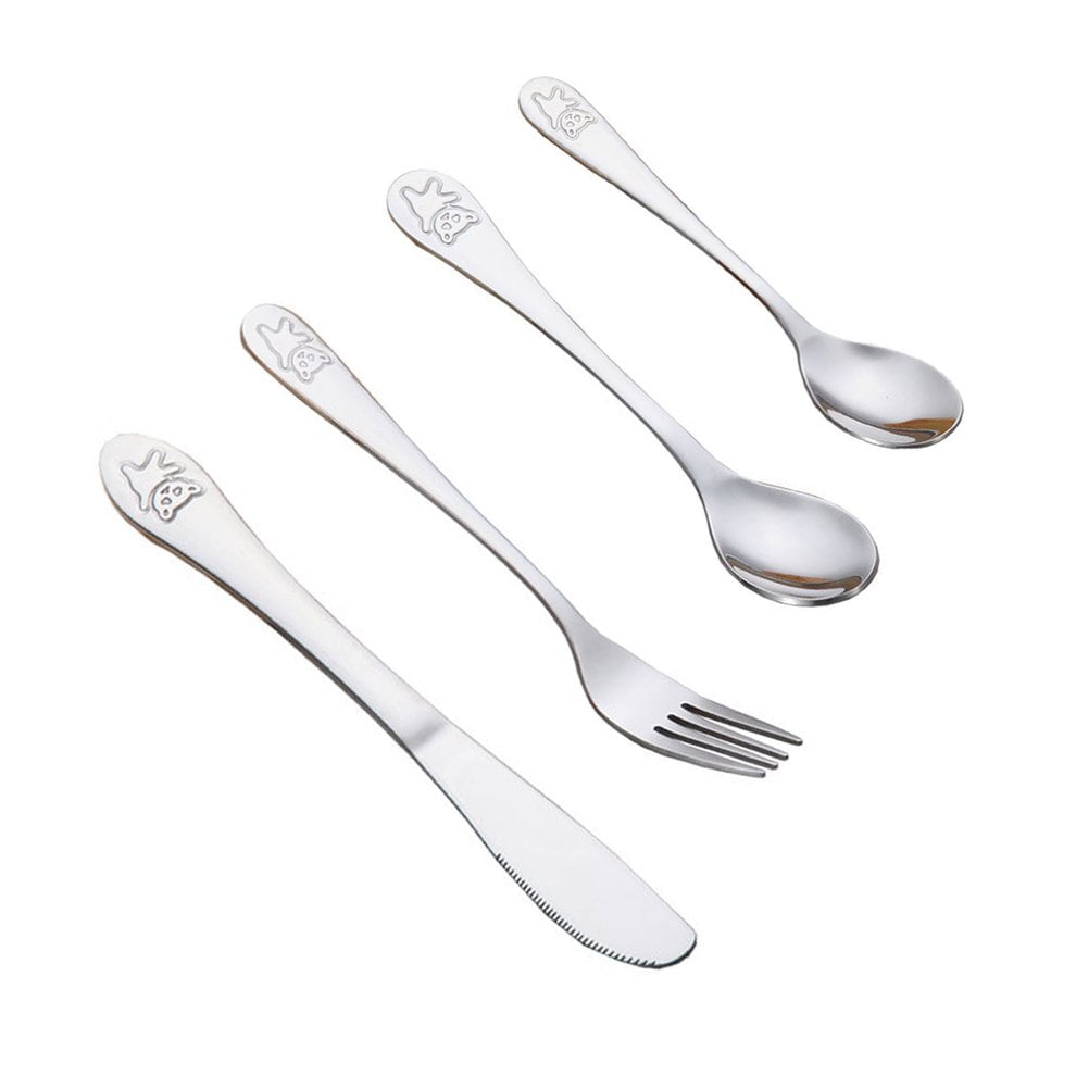 stainless steel baby utensils
