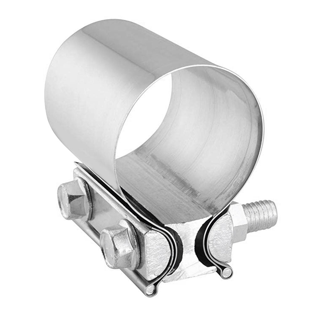Stainless Steel 2.5 Inch 63MM Clamp Exhaust Pipe Clamp 2.5" Butt Joint