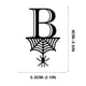 thumbnail image 2 of Decoraciones de Halloween, Adornos de Halloween, Regalos de Halloween, Etiqueta colgante decorativa de 26 letras de Halloween, Etiqueta colgante de araña con colgante, 2 of 4