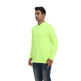 thumbnail image 4 of Zfeel Men's Hooded Pullover, Safety Workwear, Lightweight Dry Fit Safety Hoodie, Neon Orange, S, 4 of 5