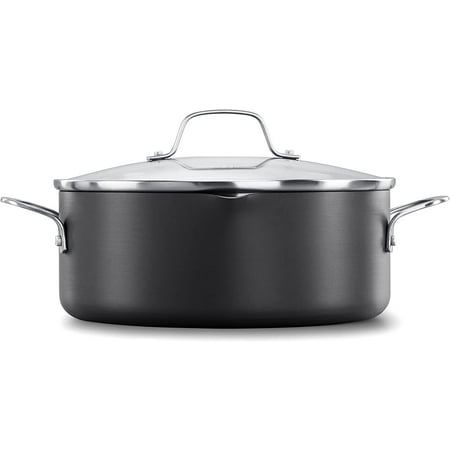 

Classic Hard-Anodized Nonstick Cookware 5-Quart Dutch Oven with Lid