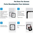 thumbnail image 4 of Dog Screen Door, Inside Door Flap 12x14x0.4 Inch, Lockable Pet Screen Door, Magnetic Self-Closing Screen Door with Locking Function, Sturdy Screen Door for Dogs Cats, 4 of 9