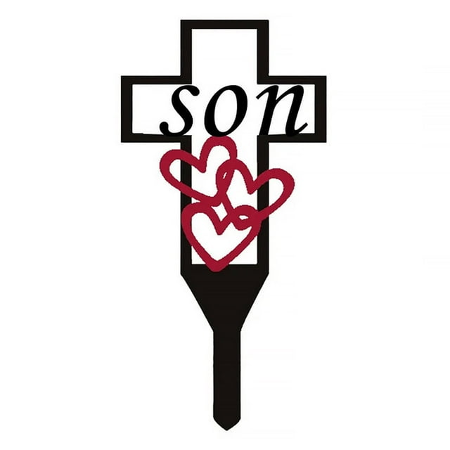 (5) Croix Commémorative en pile au Cimetière de Jardin