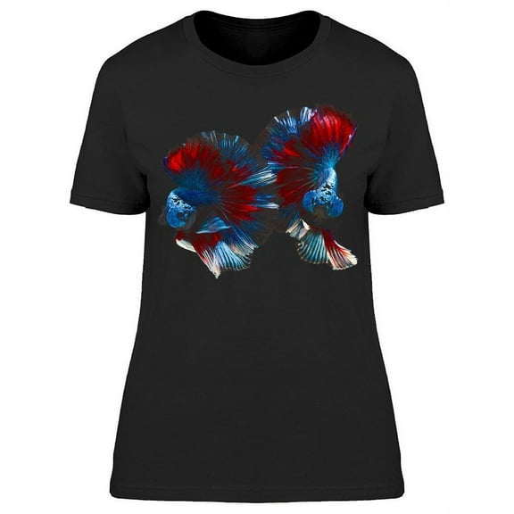 Adjacent Same Color Bettas T-Shirt Women -Image by Shutterstock, Female x-Large