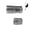 Space gray 43mm, variant on Furniture Height Adjustable Support Feet Heavy Duty Aluminum Alloy Bed Frame Risers Nonslip Base Leg Extenders