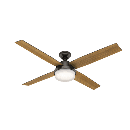 Hunter 60 Dempsey Noble Bronze Ceiling Fan With Light Kit