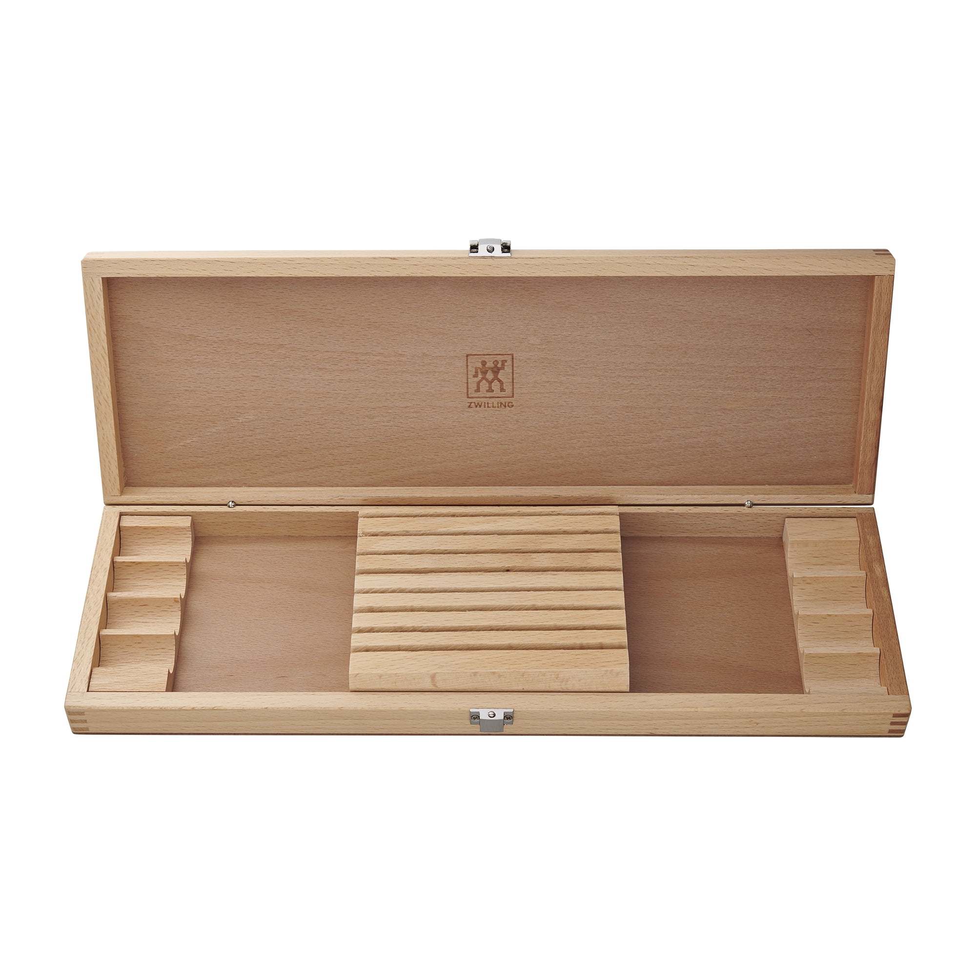 ZWILLING 8-pc 4.5" Stainless Steel Steak Knife Set with 16.5" x  6" Case