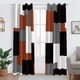 thumbnail image 2 of Cortinas opacas Tyrot, color naranja quemado, 100% opacas, 240 x 245 cm, 2 of 7