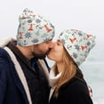 thumbnail image 5 of Pofeuu Lighthouse Sailboat Print Beanie Hat for Men Women Knit Winter Hat Warm Cuffed Skull Beanie Slouchy Soft Unisex, 5 of 6
