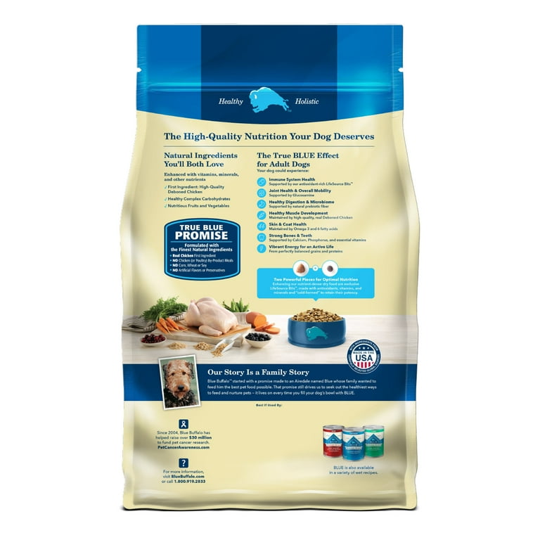 Blue Buffalo Life Protection Formula Adult Dry Dog Food, Chicken & Brown  Rice, 30 lbs. - Walmart.com