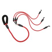 Dog Training Leash Dog Traction Rope Nylon Dog Leash Dog Leash 360° Rotation Reflective Dog Walking Leash With Foam Handle For Hiking Camping Backyard Beach
