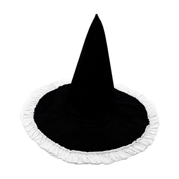 Sombrero de Disfraz Zulema para Cosplay de Halloween negro