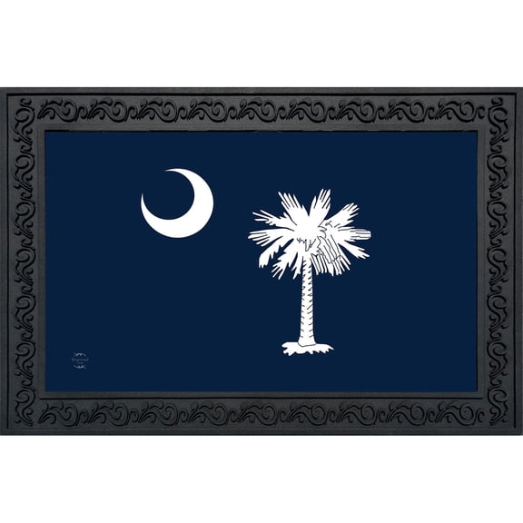 Briarwood Lane South Carolina Palm Tree Doormat