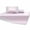 #4 Pink【1x Three-piece Set】, variant on SouMaox Woven Mattress Topper, Breathable Cooling Bed Pad, Soft Comfortable Sleeping Mat for Bedroom Guest Room