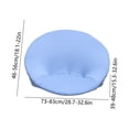 thumbnail image 3 of Dmlowu Stretch Round Chair Covers, Washable Protective Seat Covers, Soft Milk Silk Fabric Cushion Covers for Lazy Chair Camping Chair, 3 of 6