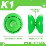 MAGICYOYO K1- Green Responsive YoYo Glow in The Dark , Plastic ABS Yo-Yo for Beginner Kids