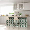 thumbnail image 5 of Mi Alma Removable Vinyl Star Shaped Light Green Backsplash Tile Stickers, 24pcs, 5 of 11