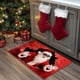 thumbnail image 4 of Seyotauo Winter Merry Christmas Santa Deer Snowflake Kitchen Rugs and Mats Kitchen Floor Mats Seasonal Decor Anti Slip Xmas Tree Cushion Case Bathroom Rug for Indoor Holiday Decoration, 4 of 6