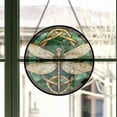 thumbnail image 3 of Customized Mystic Celtic Dragonfly Suncatchers for Windows, Stained Glass Window Hangings,Hand-Painted Glass Panel Perfect for Home Decor, Stained Glass Ornament 2025, Holiday, 3 of 6