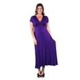 thumbnail image 6 of Women's Plus Faux Wrap Maxi Dress, 6 of 9