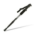 thumbnail image 1 of Polo de trekking Ajustable Ajustable Sin deslizamiento Pista de senderismo Bastones de aleación de aluminio Montañismo Escalada Muletas Negro Advancent OD003554-02, 1 of 7