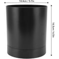 thumbnail image 2 of ABPETE Kitchen Cooking Utensil Holder, 360° Rotating Large Utensil Crock 5.7X6.5 Inch Unbreakable For Countertop, For Farmhouse Kitchen Decor With Non Slip Base And Divider(black), 2 of 18