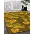 thumbnail image 3 of Ahgly Company Machine Washable Indoor Rectangle Transitional Dark Bronze Brown Area Rugs, 6' x 9', 3 of 7