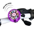 thumbnail image 4 of WIRESTER Purple Bicycle Bell Aluminum Alloy Mini Bike Bell With Ring Horn Accessories for Adults Men Women Kids Girls and Boys - Y2K High-Teen Records, 4 of 6