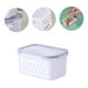 thumbnail image 4 of Contenedores Grandes para Almacenar Frutas y Verduras En El Refrigerador con Colador y Tapa - Organizadores Herméticos para Frutas y Verduras, Sin Bpa, Ahorran Espacio, 4 of 6