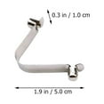 thumbnail image 4 of KAKOWELY 10pcs Double Pin Spring Button Clips Replacement Pool Clasps Stainless Steel Clasps,3.15X"X1.97"X0.43", 4 of 5