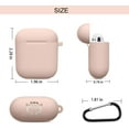 thumbnail image 4 of Compatible avec la Housse de Protection en Silicone pour Étui 2&1 (2 Pack) Noir/rose Sable, 4 of 7