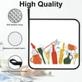 thumbnail image 3 of PRIYAL Lemon Fruits Pot Holders Set of 2 Heat Resistant & Non Slip Potholders, White Flower Oven Hot Pads for Kitchen Cooking Baking Barbecue, 3 of 14