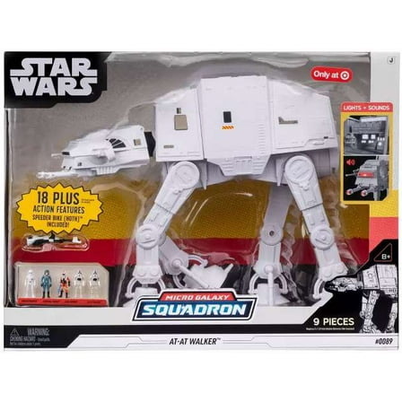 Star Wars Micro Galaxy Squadron AT-AT Walker Vehicle (Lights & Sounds)
