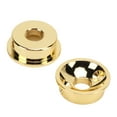 thumbnail image 4 of Electrosocket Output Jack Plate, Glossy Finish 2PCS Electric Guitar Jack Cover Standard Opening  For Musical Instrument Repair Gold, 4 of 8