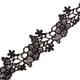 thumbnail image 3 of Cinta de Encaje, Adorno de Encaje , Encaje Elástico para Manualidades, Decoración, Fabricación de Moños Y Envoltura de Regalos (15 Yardas) C Negro BLESIY Cinta con adornos de encaje, 3 of 8