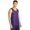 thumbnail image 4 of Classic Men Mesh Reversible Tank Color Purple Size Medium, 4 of 8