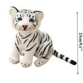 thumbnail image 3 of BINGLI Tigers Plush Toy Stuffed Animal Plush Cat - Cute Lifelike Tiger Stuffed Animals Animals Kids Toy Gift for Boy Baby Hug Tiger - Lifelike Stuffed Animal (23 cm), 3 of 5