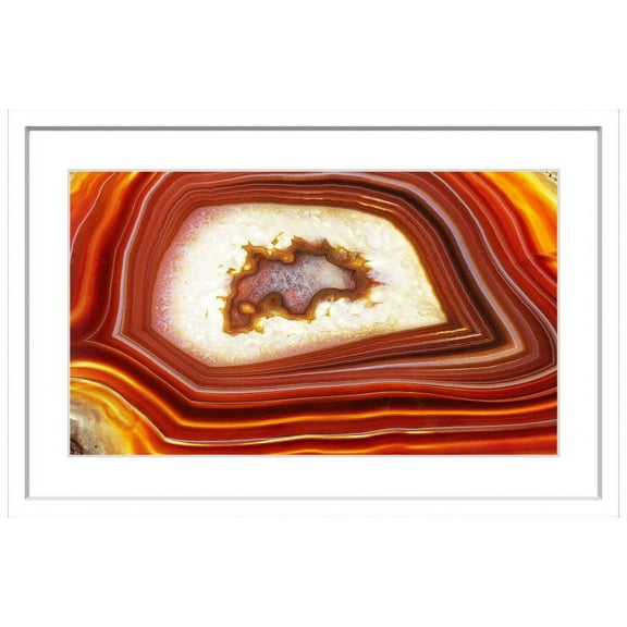 "Lava Flows" Framed Painting Art Print, 18" x 1.5"