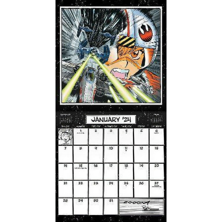 Star Wars Manga Madness Wall Calendar - 2024 Edition - Walmart.com