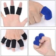 thumbnail image 7 of 10 PCS Adult Finger Brace Splint Sleeve Thumb Support Protector Soft Comfortable Cushion Pressure Safe Elastic Breathable Spandex Finger Splinter for Basketball Volleyball Baseball Badminton Tennis, 7 of 7