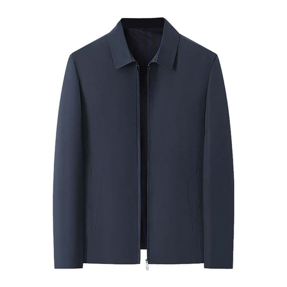 Men's Executive Casual Jacket Lightweight Spring Autumn Business Outerwear Stylish Lapel Design Comfortable Fit