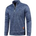 thumbnail image 2 of ORUYROP Sweat à Capuche Zippé pour Hommes, Mode Automne/hiver 2023, Veste Décontractée à Manches Longues, 2 of 4