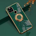 thumbnail image 2 of Compatible with Google Pixel 5a Case Silicone TPU Shockproof Google Pixel 5a Phone Case Plating Astronaut Cute Pattern TPU Cases with Ring (Google Pixel 5a, Dark Green), 2 of 14