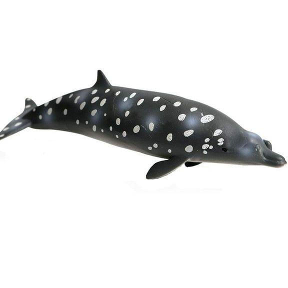 Holzlrgus Bruckner's Middle-beaked Whale Figure Realistic Animal Figurines Early Educational Sea Animal Toys Science Project Christmas Birthday Cake Topper for Kids Toddler