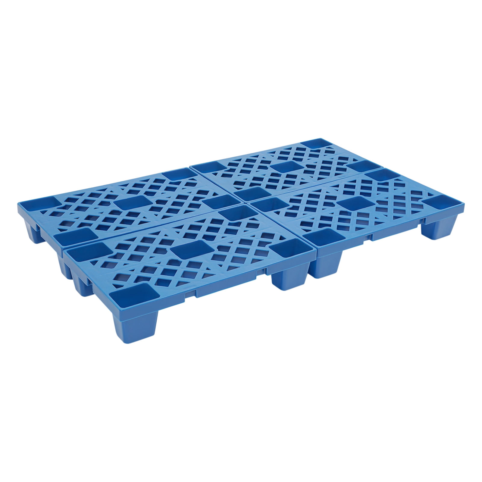 4Pcs Pallets, Moisture-Proof Floor Pallet, Breathable Grid Pallets