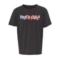 thumbnail image 2 of United States Flag T-shirt, Kid's 4th of July Shirts, Graphic T-shirts - Charcoal MH200YPATRIOT S14 S, 2 of 3